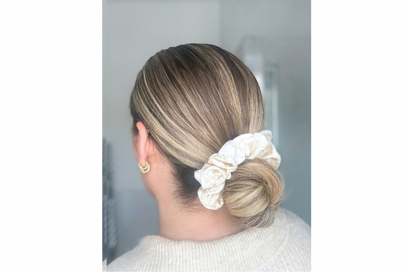 Phoenix Crown Satin Scrunchie Trio
