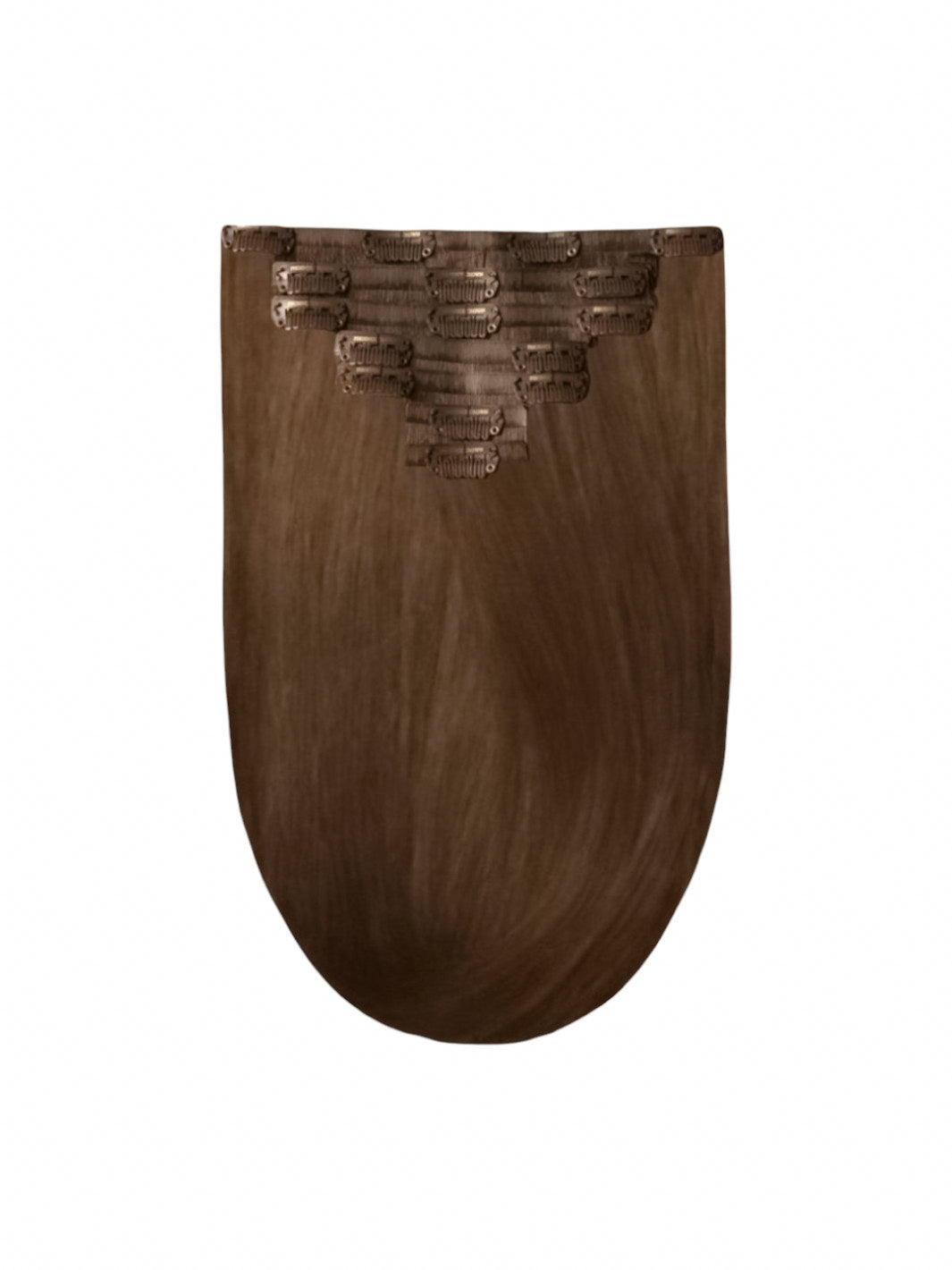 Phoenix Crown Diamond - Chestnut Hue 10" Luxury Clip In Virgin Human Hair Extensions, 140g