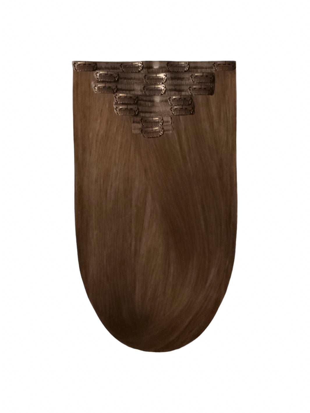 Phoenix Crown Diamond - Chestnut Hue 12" Luxury Clip In Virgin Human Hair Extensions, 140g