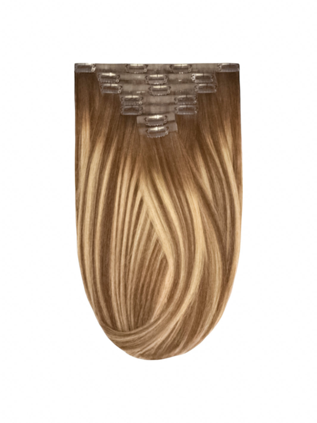 Phoenix Crown Diamond - Chestnut Spark 12" Luxury Clip In Virgin Human Hair Extensions, 140g