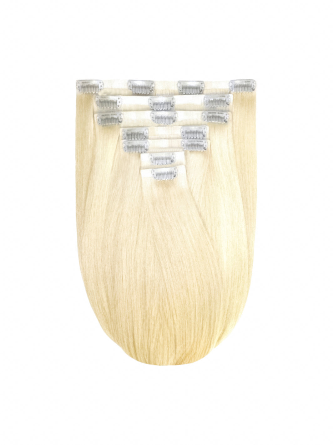 Phoenix Crown Diamond - Crystal Blonde 10" Luxury Clip In Virgin Human Hair Extensions, 140g