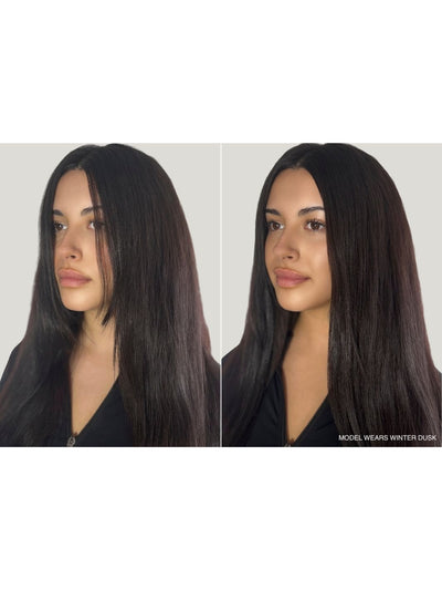 Phoenix Crown Petite - Midnight Crown 10" Luxury Clip In Virgin Human Hair Extensions, 40g
