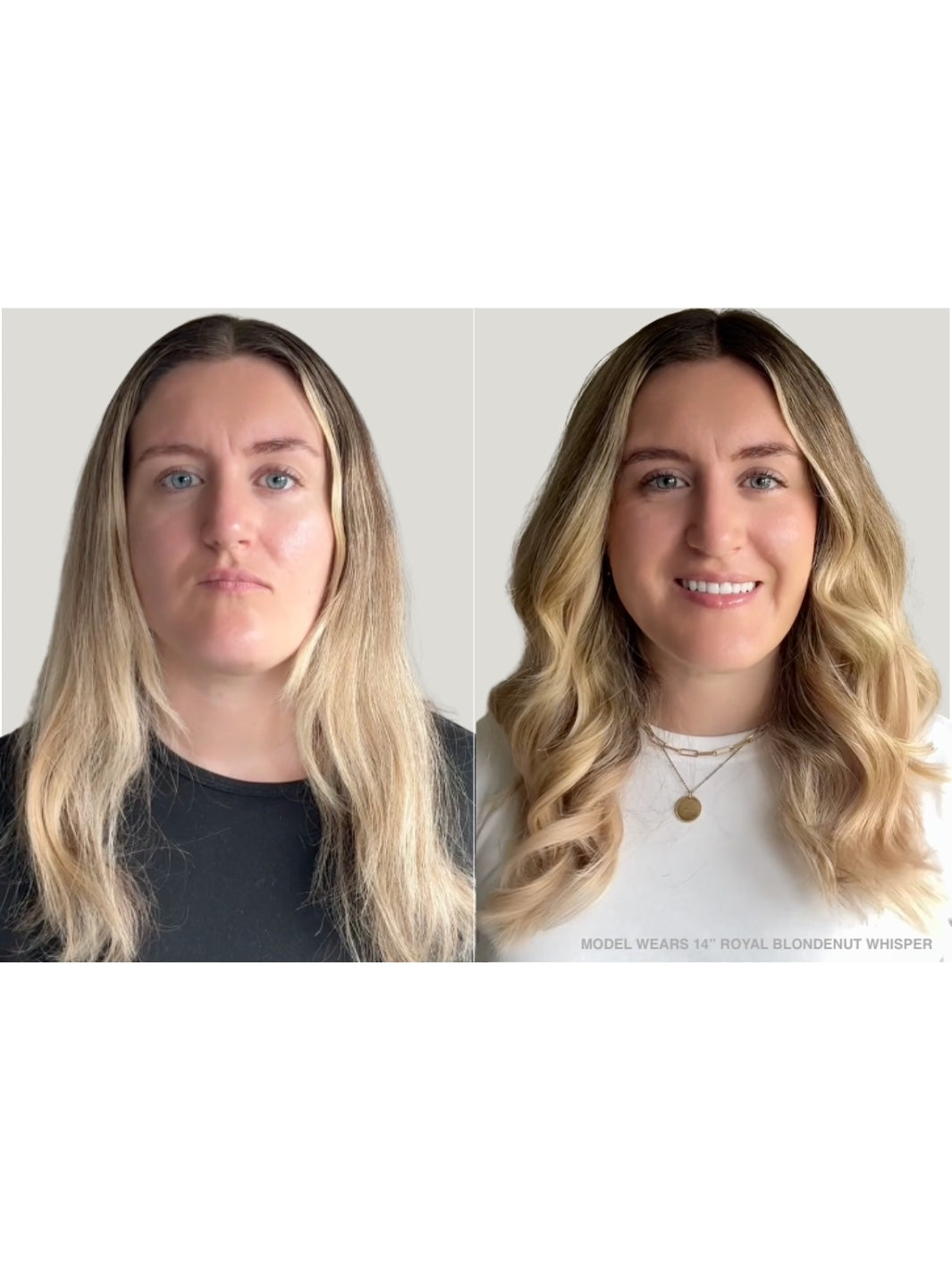 Phoenix Crown Diamond - Blondenut Whisper 12" Luxury Clip In Virgin Human Hair Extensions, 140g