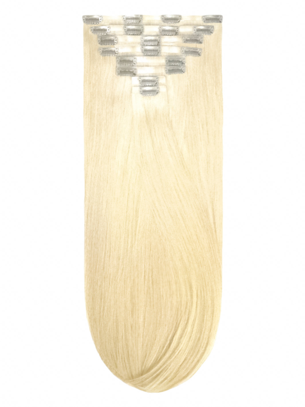 Phoenix Crown Royal - Crystal Blonde 20" Luxury Clip In Virgin Human Hair Extensions, 220g